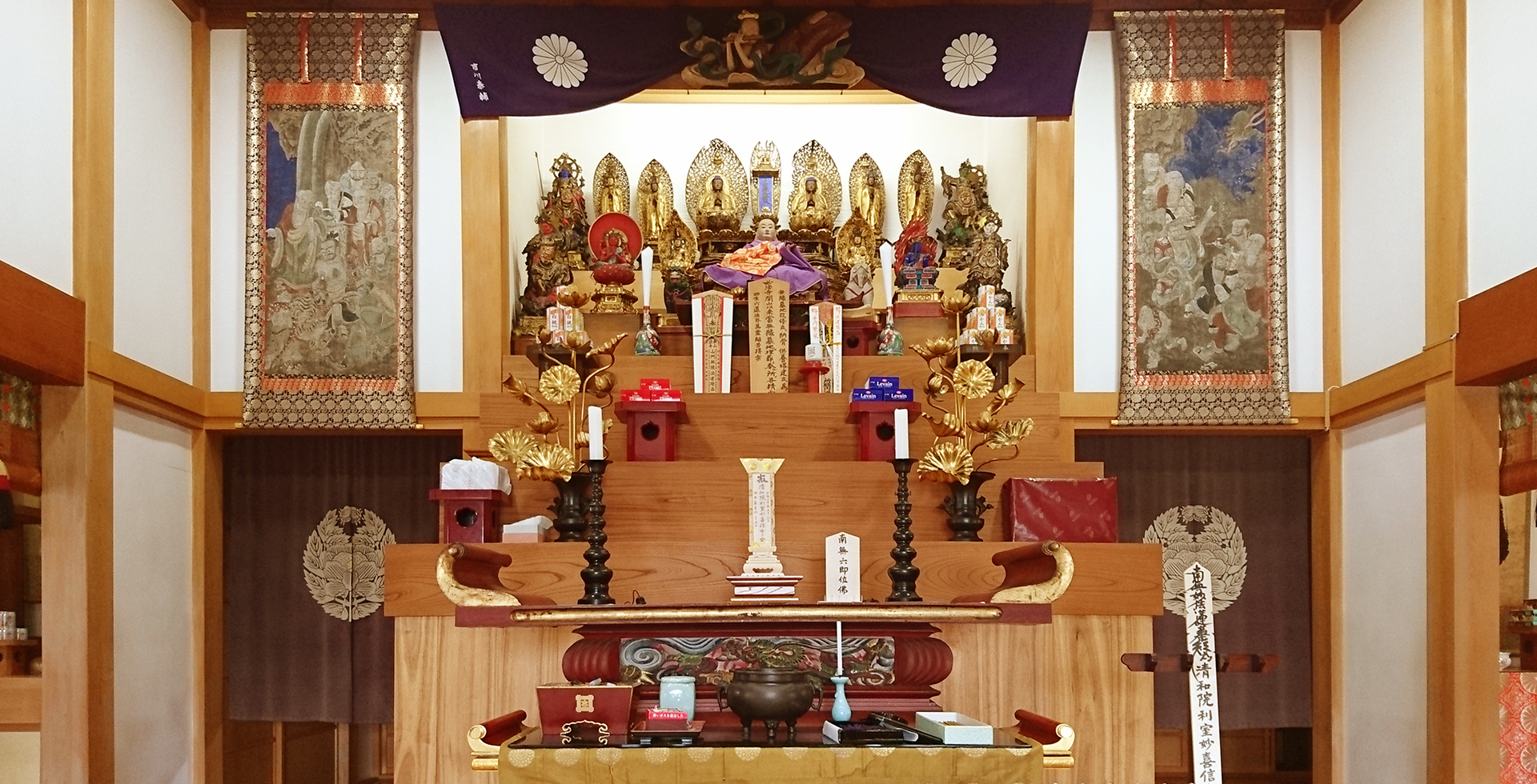 七面大明神像